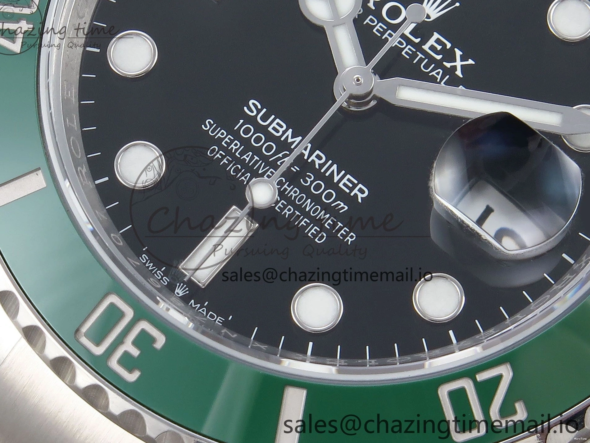 MiroTime 0509 Submariner 126610 LV HGF 1:1 Best Edition Green Bezel Black Dial on SS Bracelet SH3235 V OdorResistant 1265